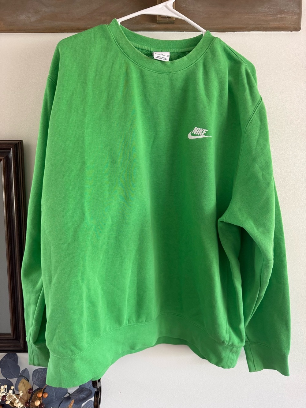 Nike Bright Green Men's Crewneck Sweatshirt